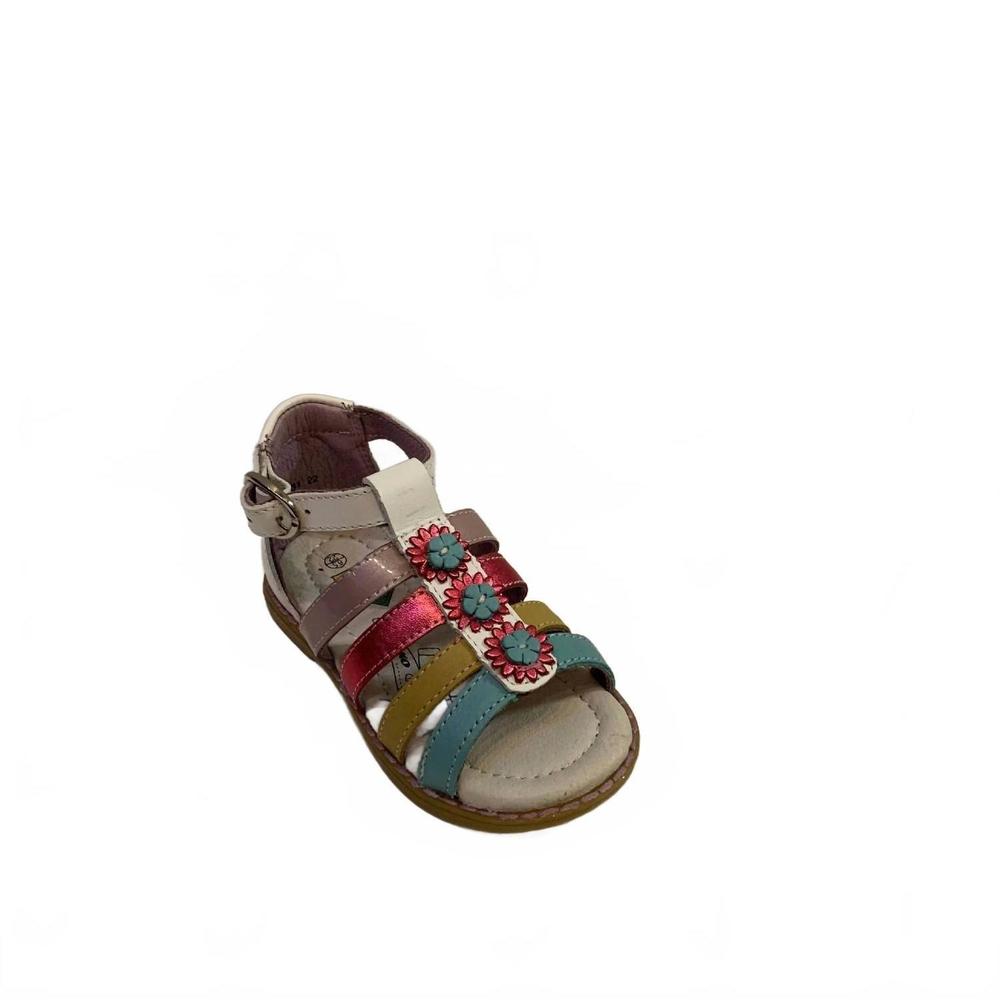 NEW BEEKO kid's zara sandals in white